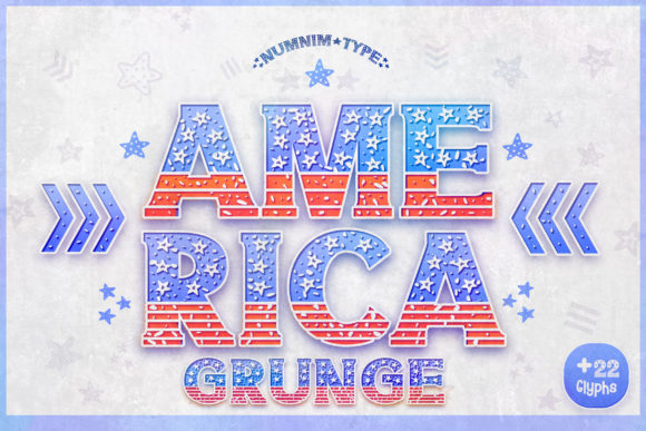 America Grunge: Bold Font for Impactful Campaigns