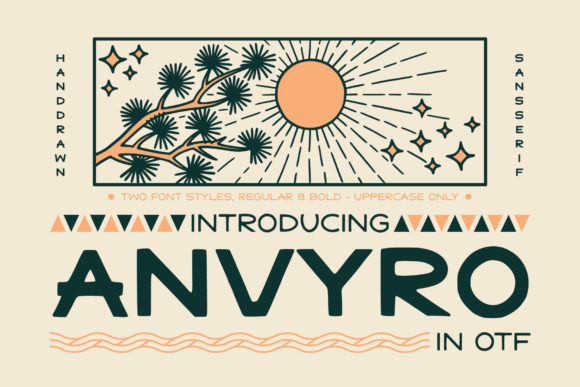 Anvyro: A Cool, Modern Display Font