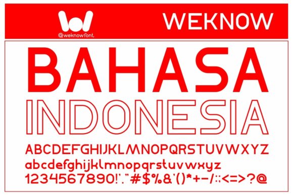 Bahasa Indonesia Font for Creative Projects