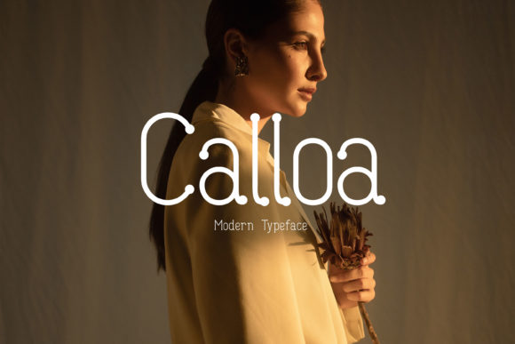 Calloa: A Modern Display Font for Web Design