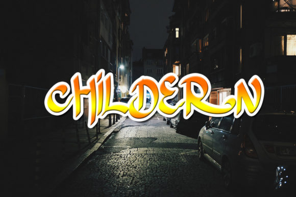 Childern Font: Modern Display Type for Web Design