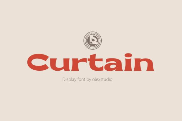 Curtain: A Bold Display Font