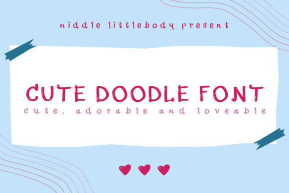 Cute Doodle: A Playful Font for Creative Projects