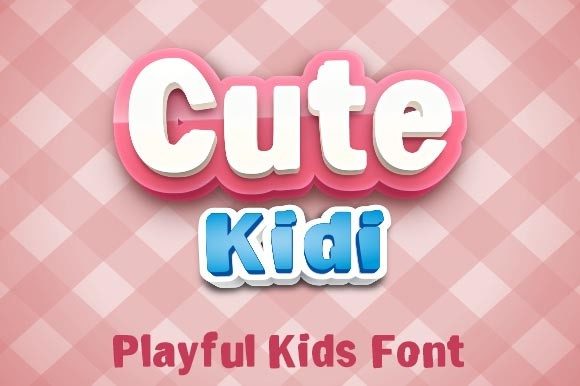Cute Kidi: A Playful Font for Creative Projects