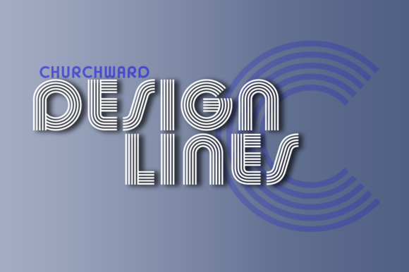 Design Lines Font for Editorial Design