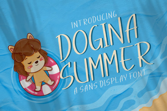 Dogina Summer: A Lively Display Font