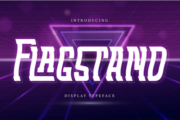 Flagstand: A Bold Display Font