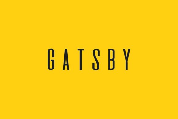 Gatsby: A Clean Display Font