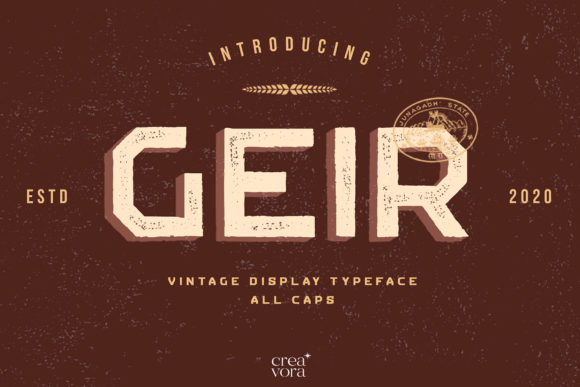 Geir: A Bold Display Font for Web Design