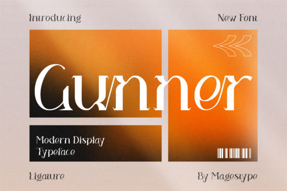 Gunner: A Whimsical Display Font