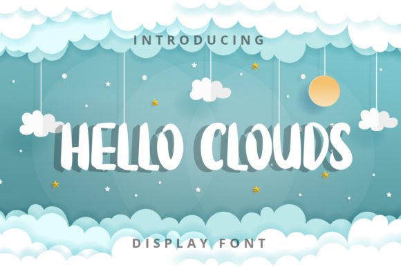 Hello Clouds Font: A Delightful Design Choice