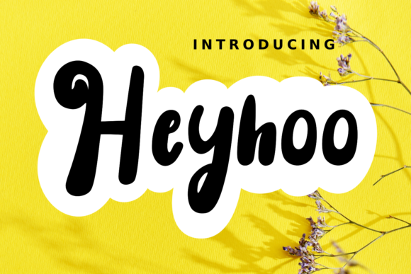 Heyhoo Font: Playful Typography for Editorial Design