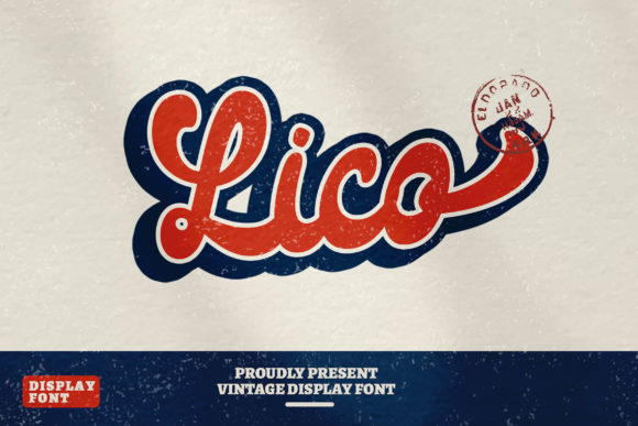 Lico: A Bold Display Font for Web Design