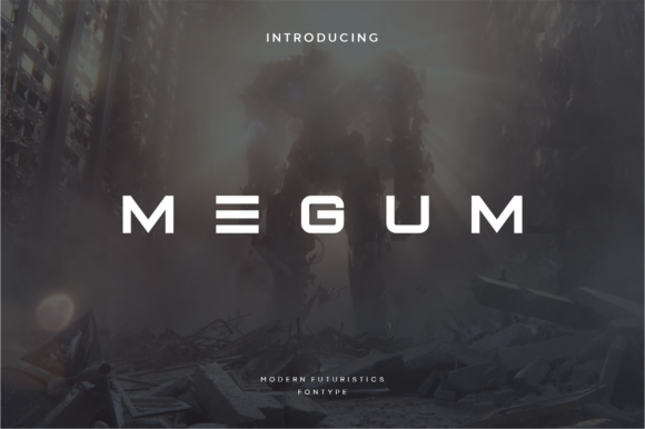 Megum: A Bold Display Font