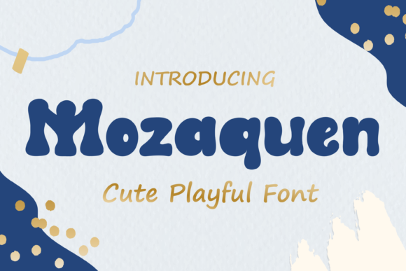 Mozaquen: A Playful Display Font
