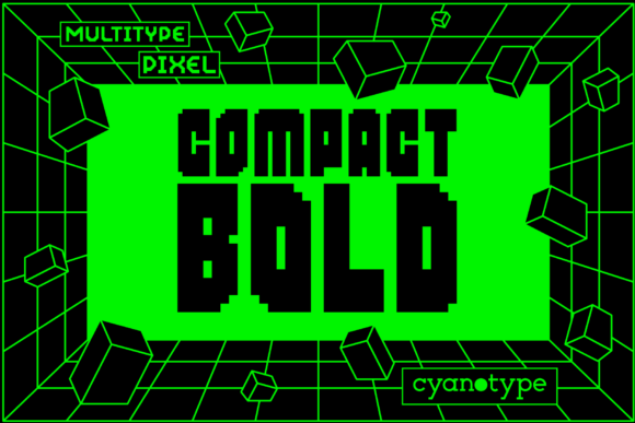 MultiType Pixel Compact Bold: A Bold Font for Business