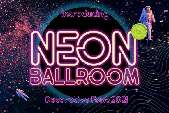 Neon Ballroom Font for Business