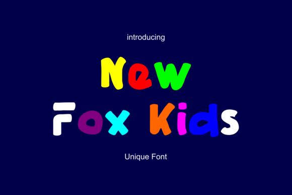 New Fox Kids Font