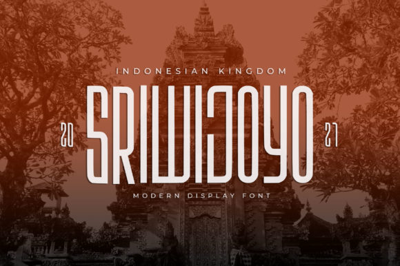 Sriwijoyo: Modern Display Font