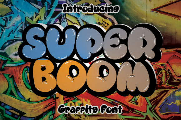 Super Boom Font for Creative Projects