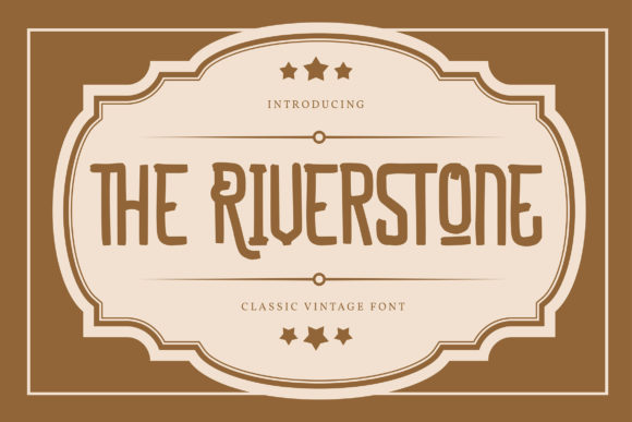 The Riverstone Font