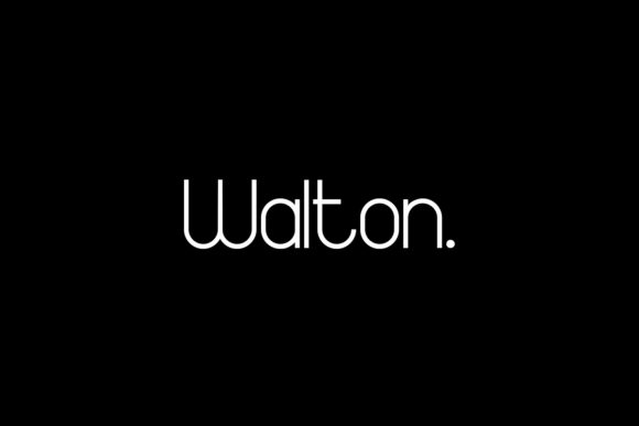 Walton: A Bold Display Font