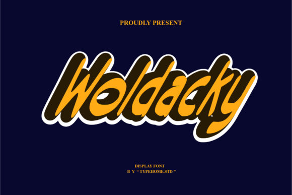 Woldacky: A Bold Display Font for Web Design